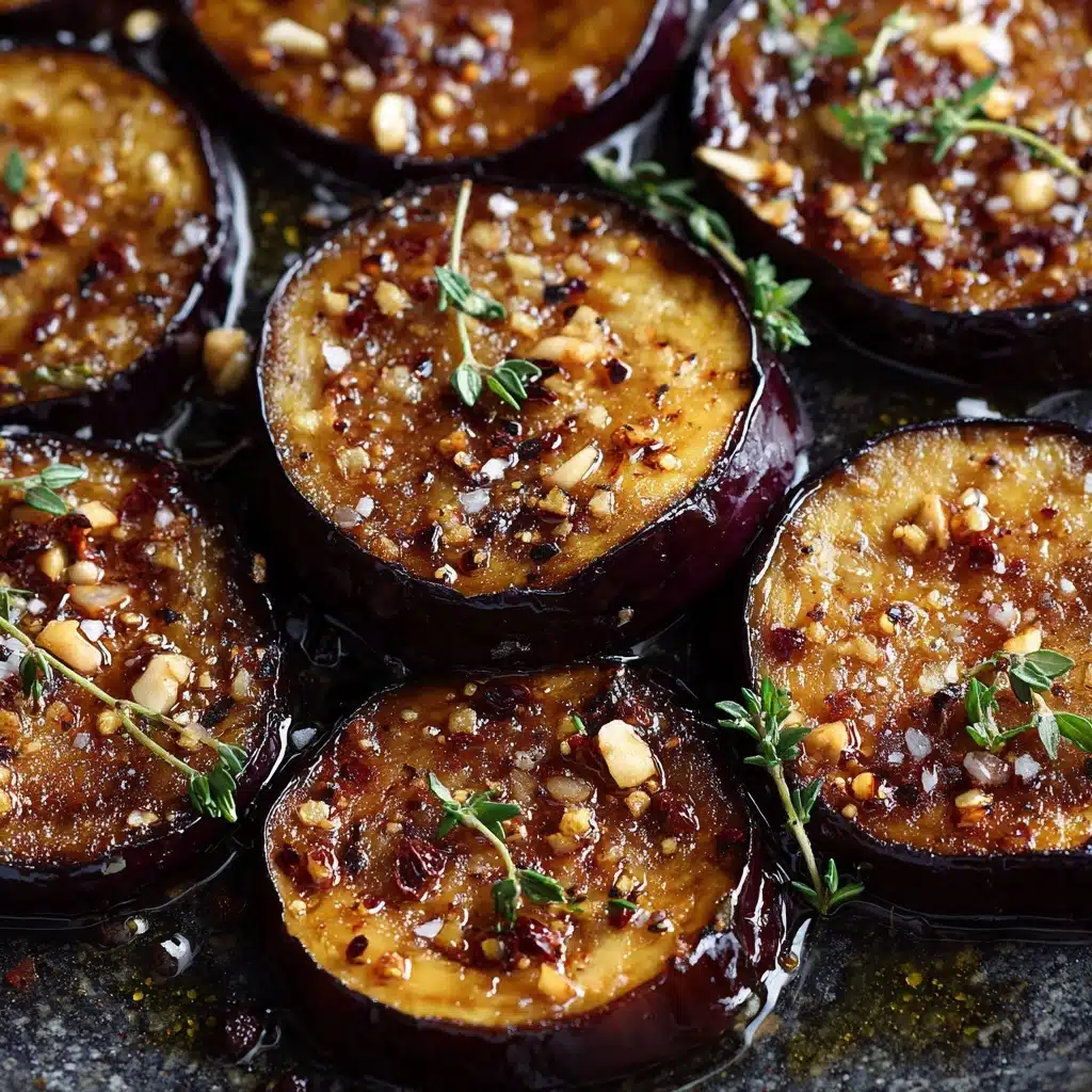 Lemon Garlic Roasted Eggplant Recipe - Recipe Image
