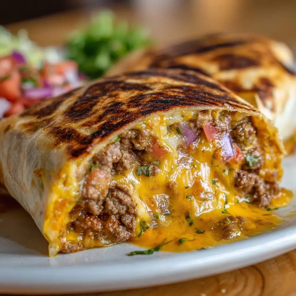 Nachos Cheese Beef Wrap Recipe - Recipe Image