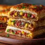 Breakfast Stuffed Puff Pastry Bars Recipe