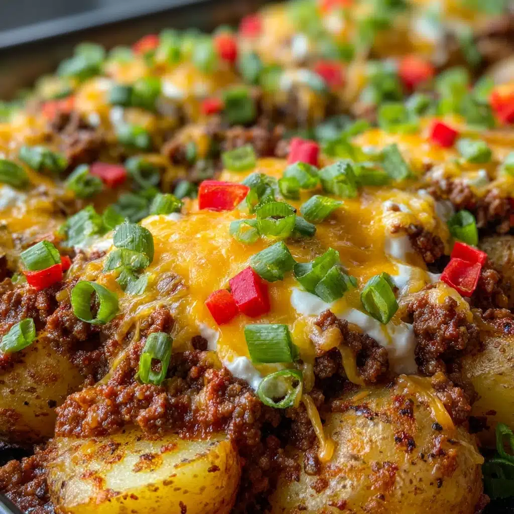 Cheesy Taco Potatoes Recipe - Recipe Image