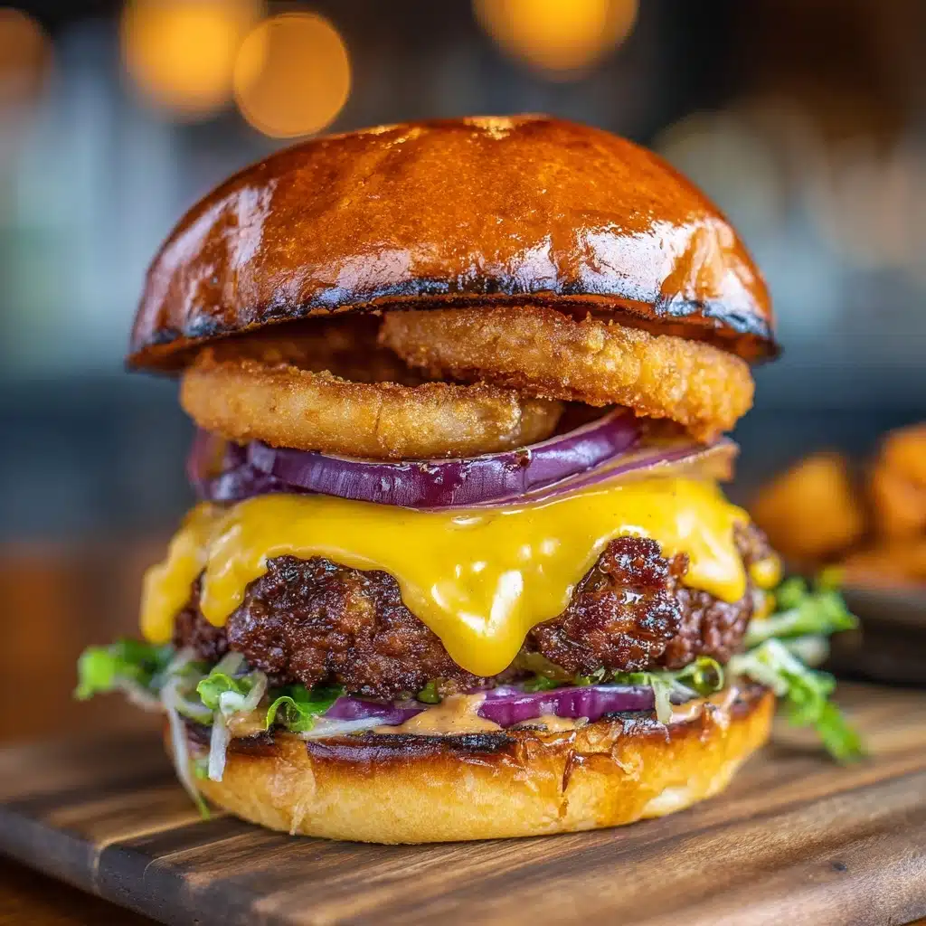 Onion Wrapped Flying Dutchman Burger Recipe - Recipe Image
