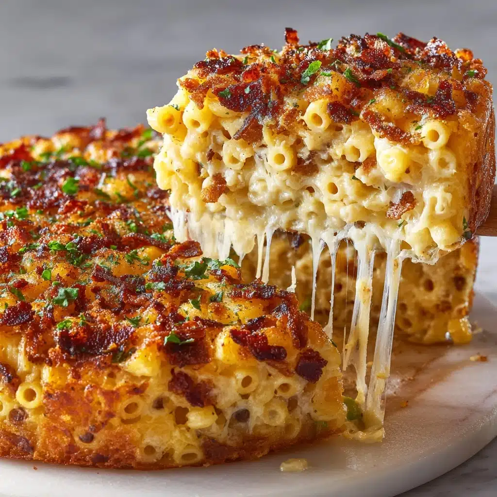 Macaroni and Cheese Pizza Recipe - Recipe Image