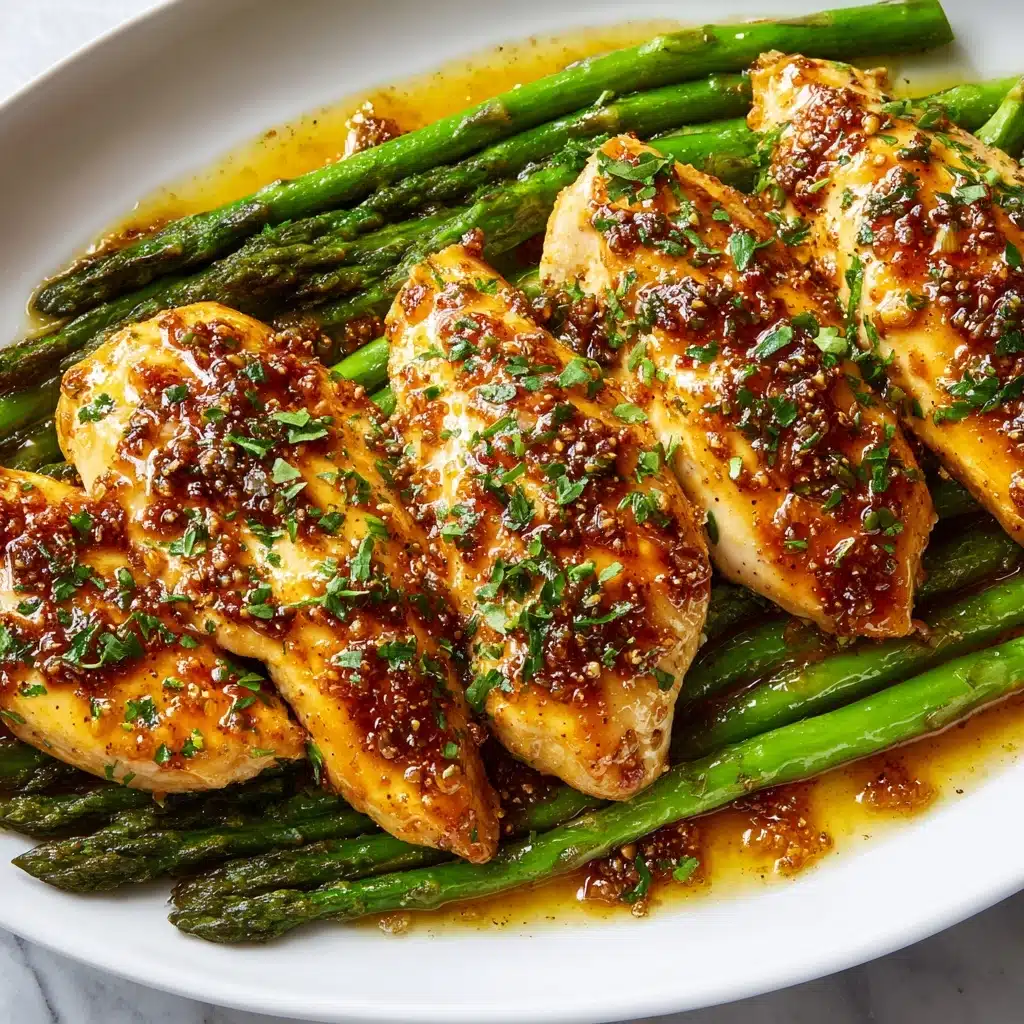 Caesar Chicken with Asparagus Recipe - Recipe Image