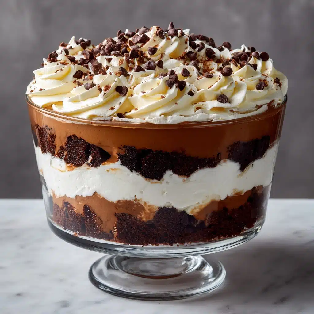 Chocolate Brownie Mousse Trifle Recipe - Recipe Image