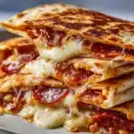 Pepperoni Pizza Quesadillas Recipe