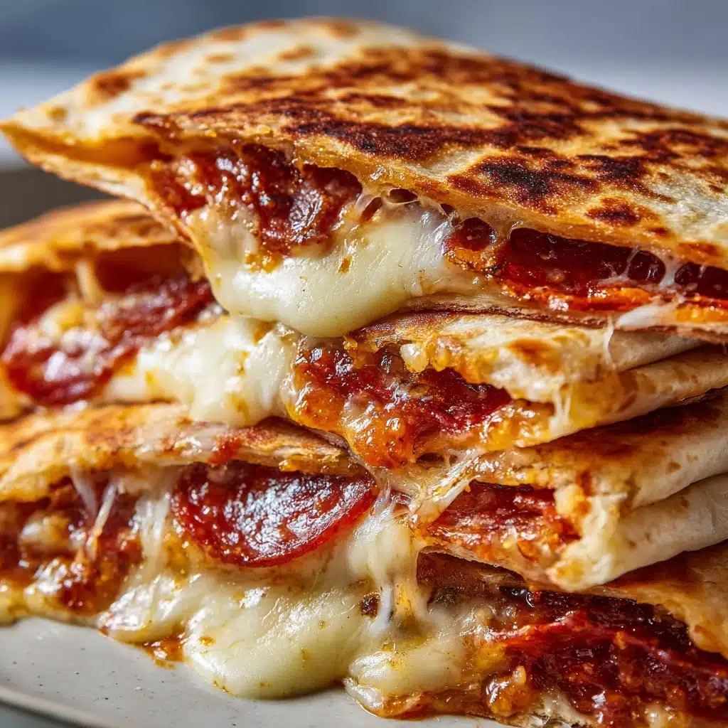 Pepperoni Pizza Quesadillas Recipe