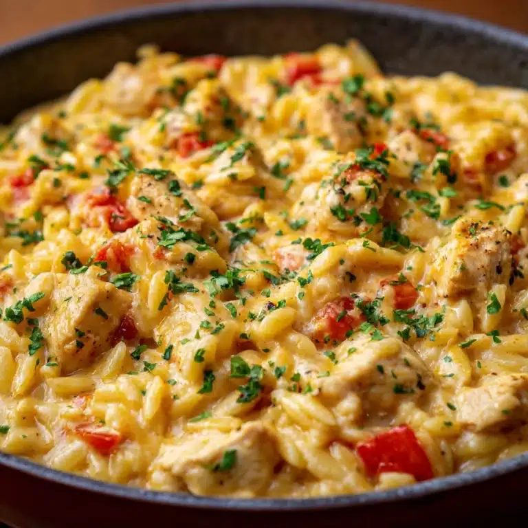 One Pot Marry Me Chicken Orzo Recipe