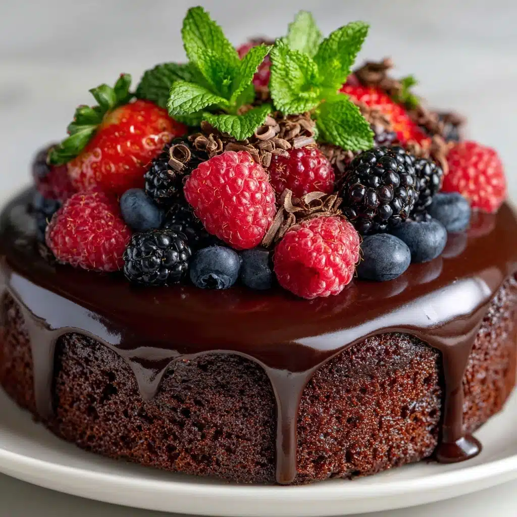 Easy Chocolate Fudge Cake Recipe - Recipe Image