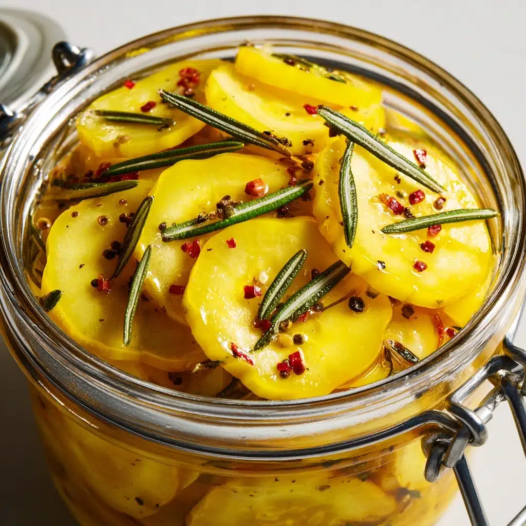 Sweet Yellow Squash Pickles Recipe - Recipe Image