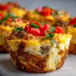 Sausage Hash Brown Egg Muffins Recipe
