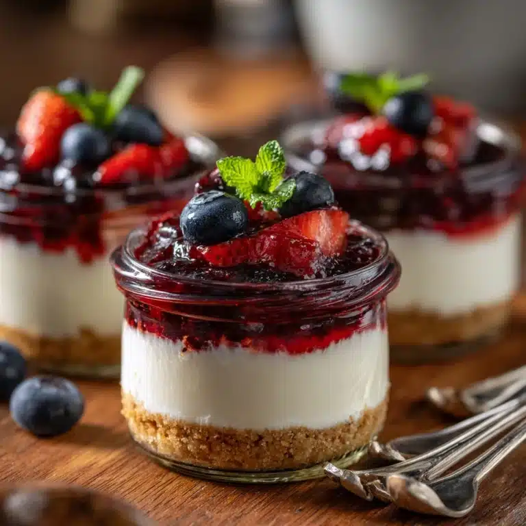 High-Protein Cheesecake Jars Recipe
