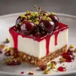 Heavenly Cherry Pistachio Cheesecake Bars Recipe