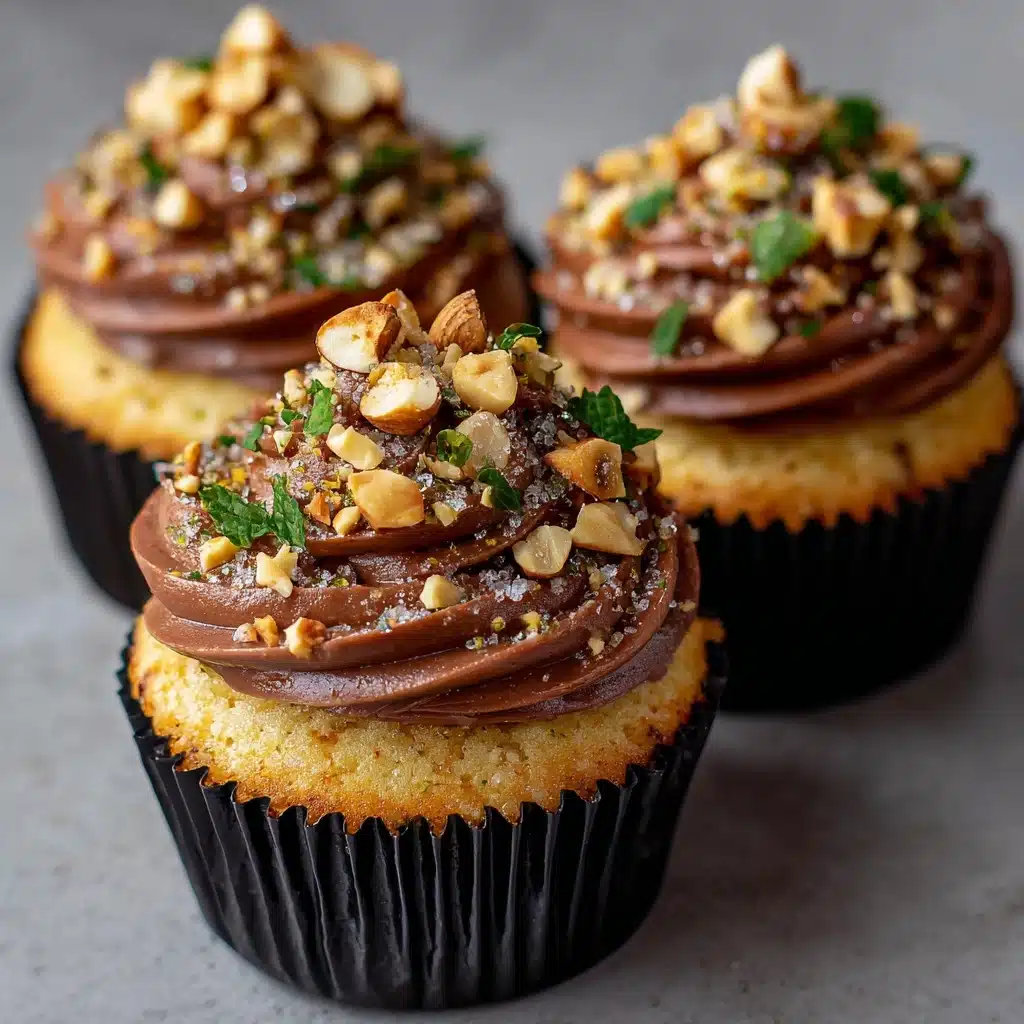 Nutella Hazelnut Cupcakes Recipe - Recipe Image