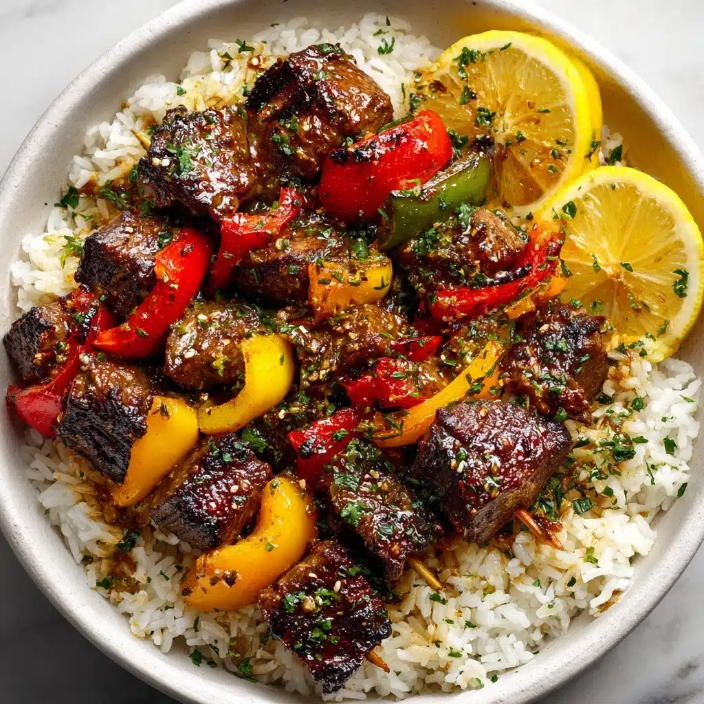 Mediterranean Beef Kabobs Recipe