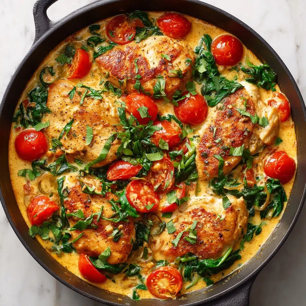 Chicken Curry with Coconut Milk, Tomatoes & Spinach Recipe - Recipe Image