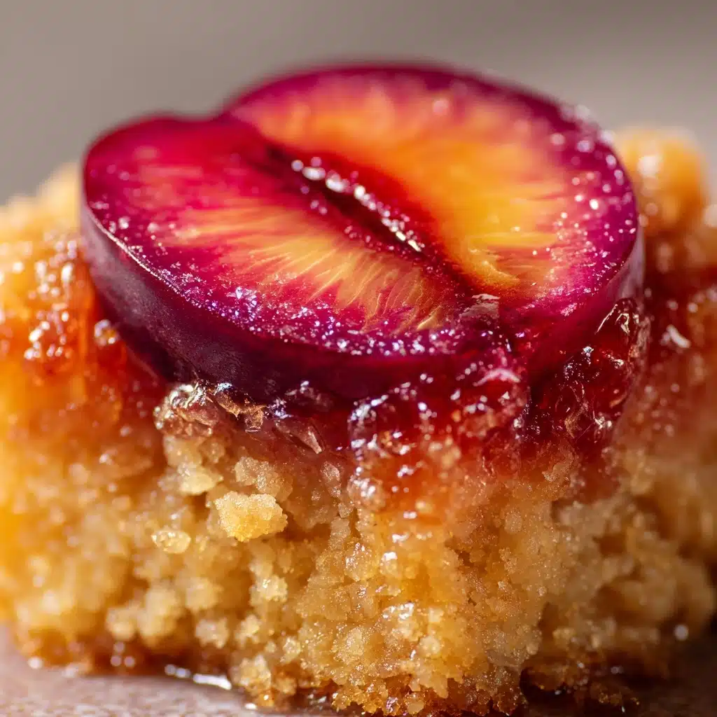 Caramel Peach Upside Down Cake Recipe