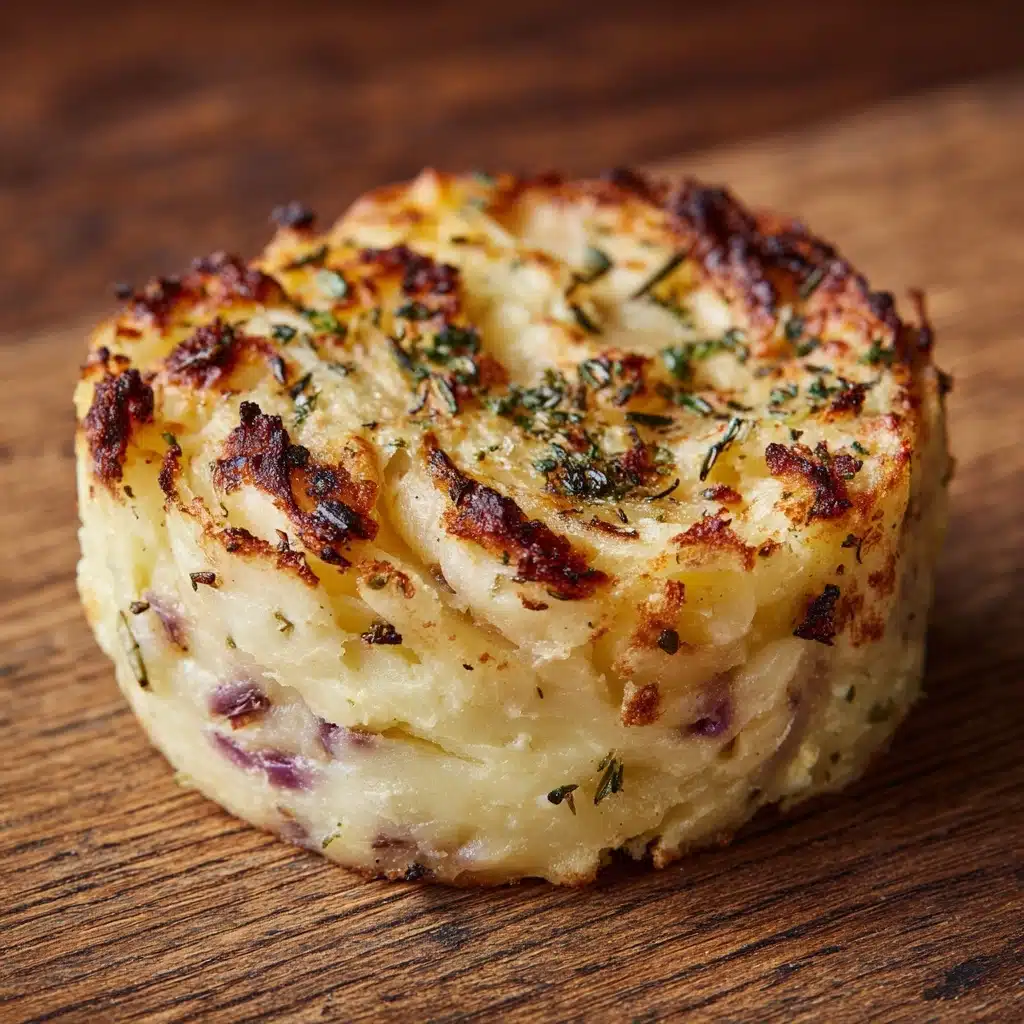 Stuffed Mashed Potato Nests Recipe - Recipe Image