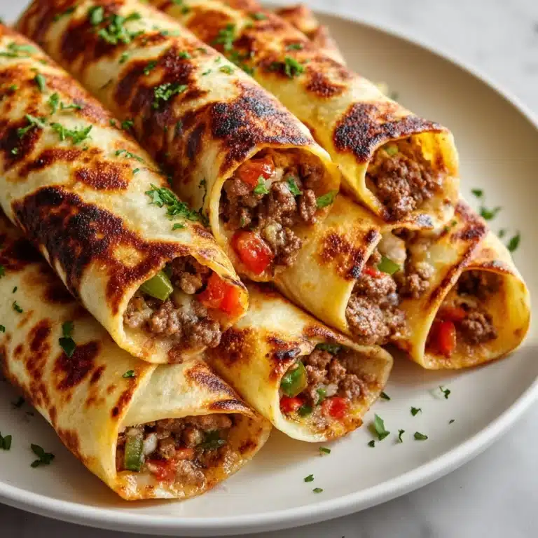 Ground Beef Tortilla Wraps Recipe