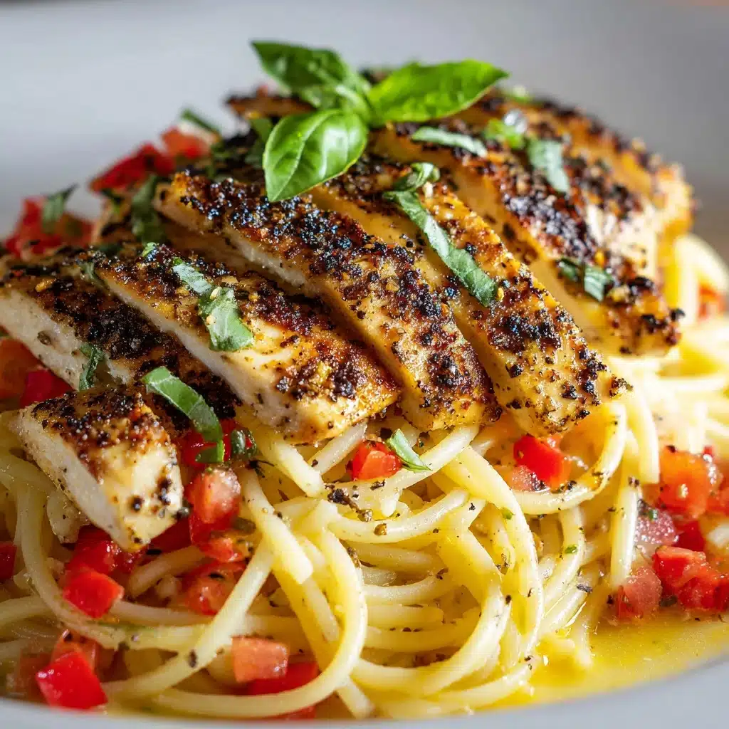 Bruschetta Chicken Pasta Recipe - Recipe Image