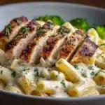 Creamy Garlic Chicken & Penne Recipe
