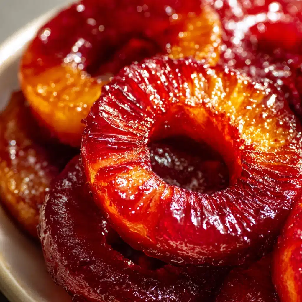 Old-Fashioned Red Cinnamon Apple Rings Recipe - Recipe Image