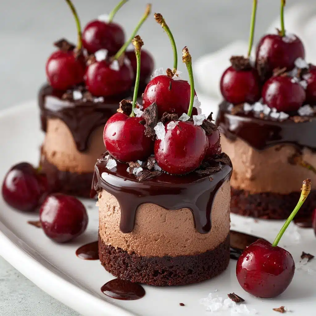 Swiss Chocolate Cherry Roll Cake Recipe - Recipe Image