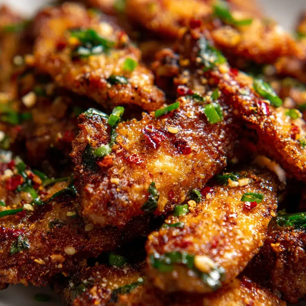 Chinese Salt and Pepper Chicken Wings Recipe - Recipe Image