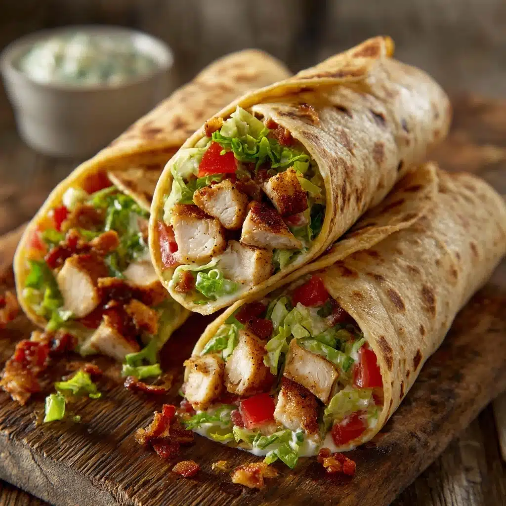 Chicken Caesar Salad Tortilla Cones Recipe - Recipe Image