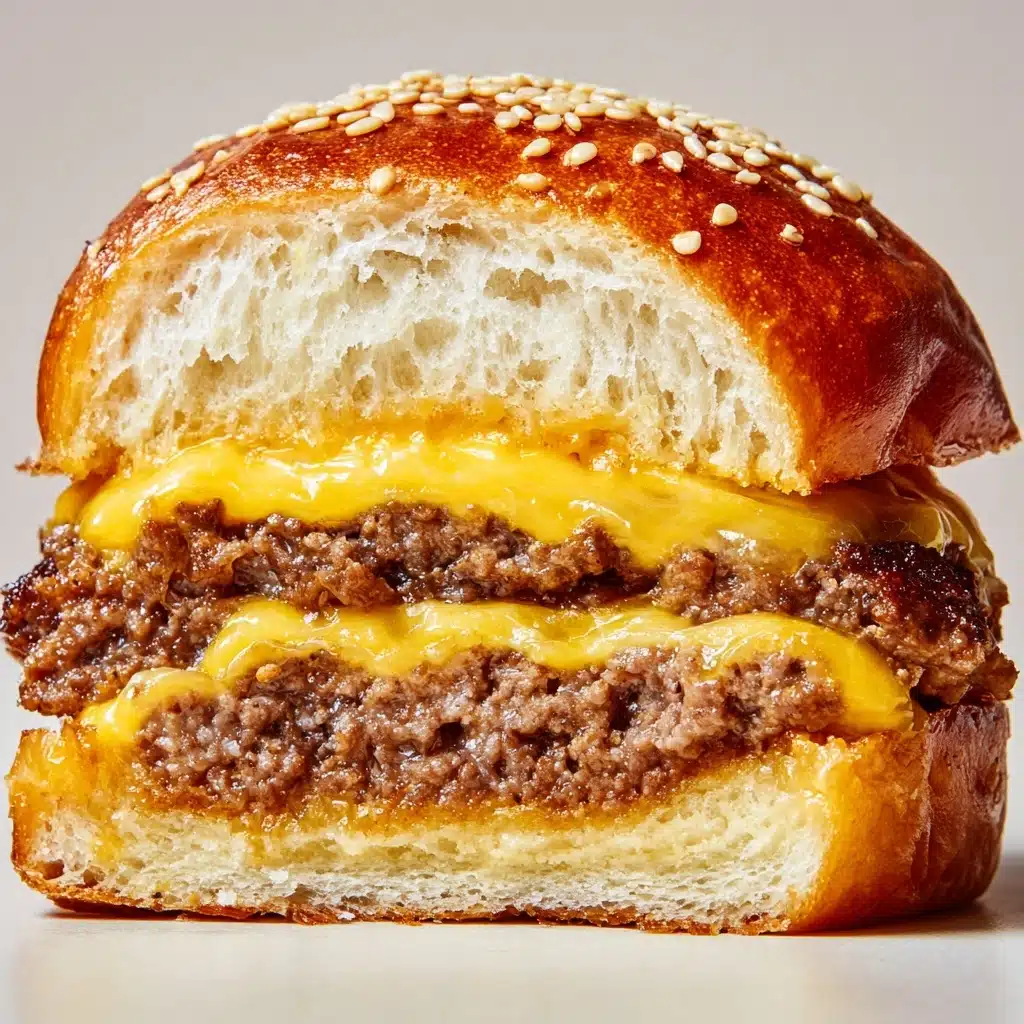 Hawaiian Roll Cheeseburger Sliders Recipe - Recipe Image