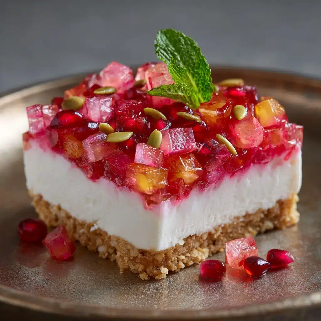 No-Bake Rhubarb Dessert Recipe - Recipe Image