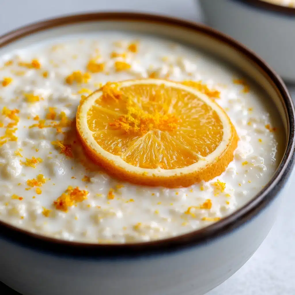 Creamy Rice Pudding with Orange Recipe