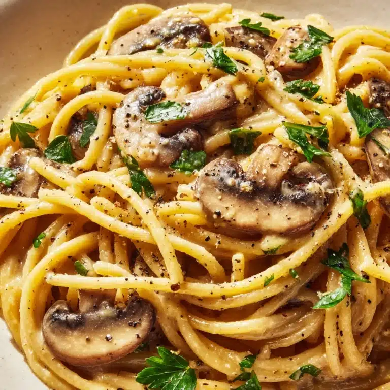 Creamy Miso Mushroom Pasta Recipe