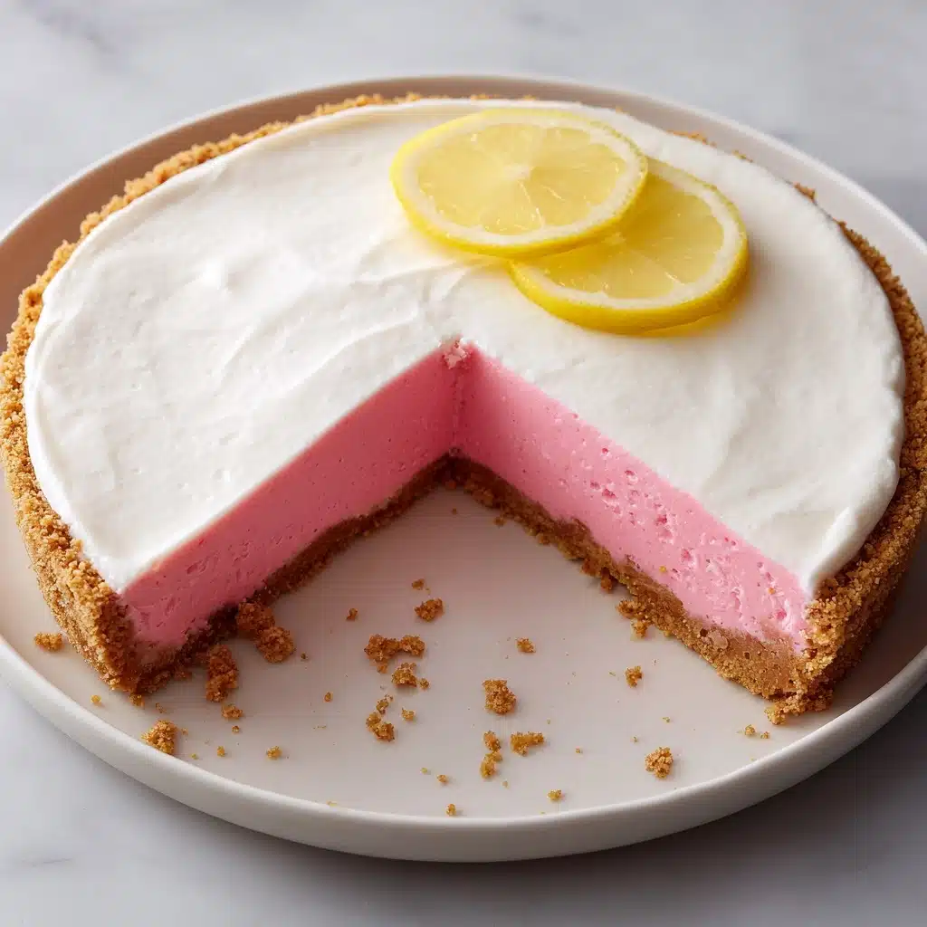 No Bake Strawberry Lemonade Pie Recipe - Recipe Image