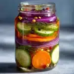 Crunchy Tangy Refrigerator Pickled Vegetables Recipe