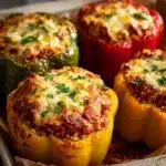 Stuffed Bell Peppers with Cheese Recipe