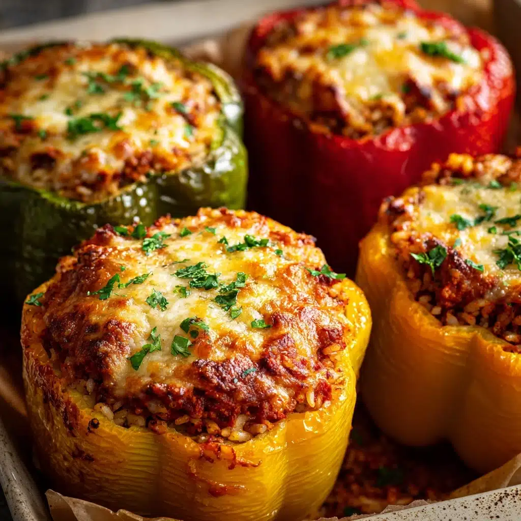 Stuffed Bell Peppers with Cheese Recipe - Recipe Image