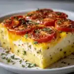 Tomato and Cheese Egg Bake Recipe