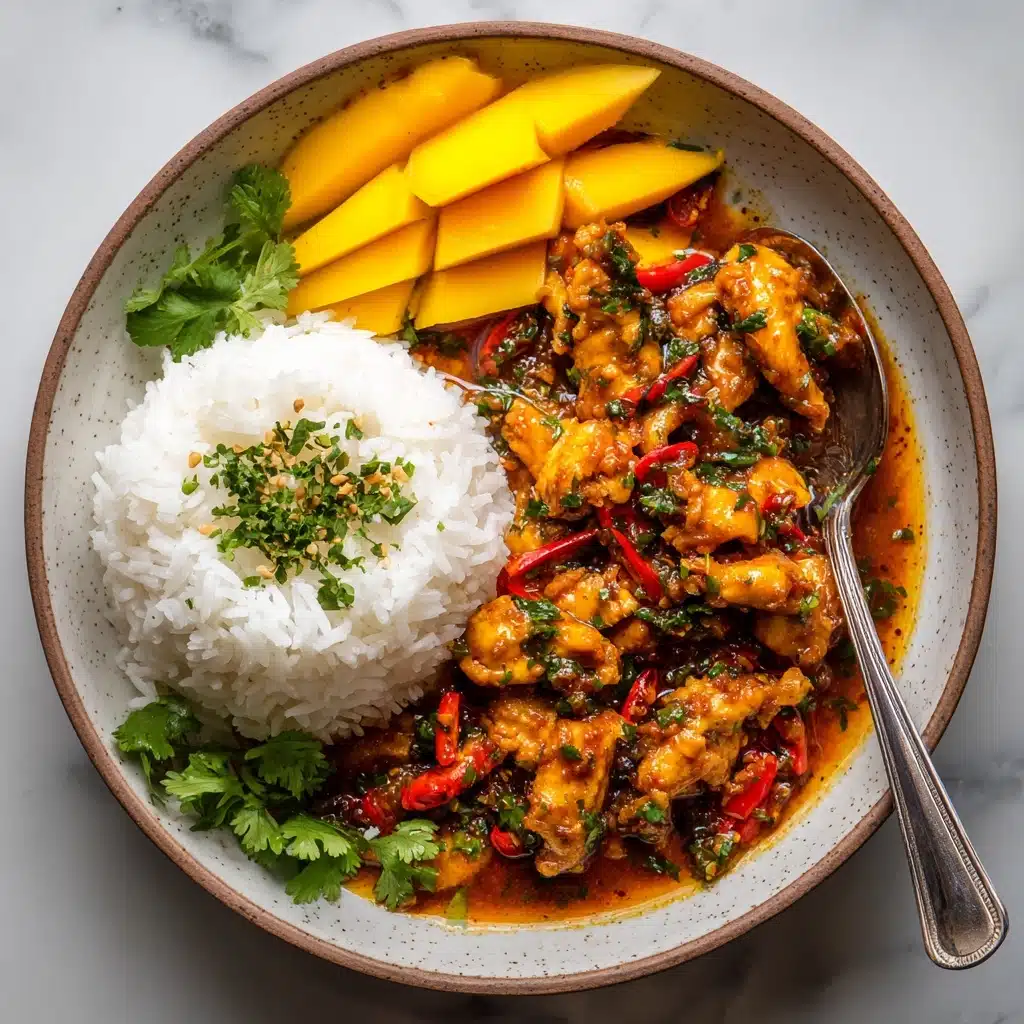 Simple Spicy Summer Coconut Chicken Curry Recipe - Recipe Image