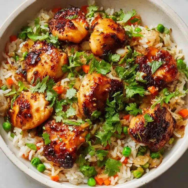 One Pan Chipotle Honey Chicken and Rice Recipe