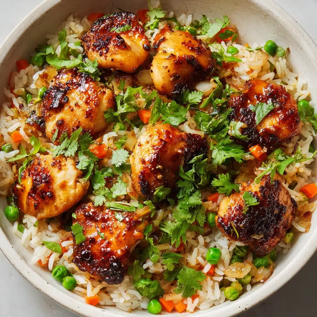 One Pan Chipotle Honey Chicken and Rice Recipe - Recipe Image