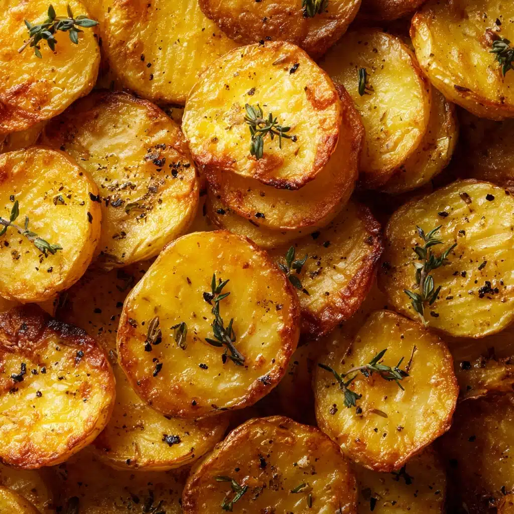 Golden Potato and Balsamic Torte with Fresh Thyme Recipe - Recipe Image