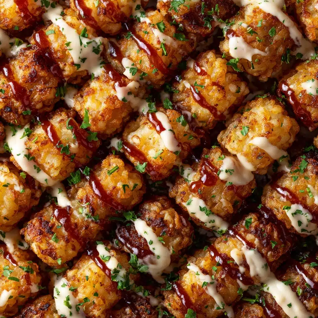 Loaded Tater Tots on Shareable Skewers Recipe - Recipe Image