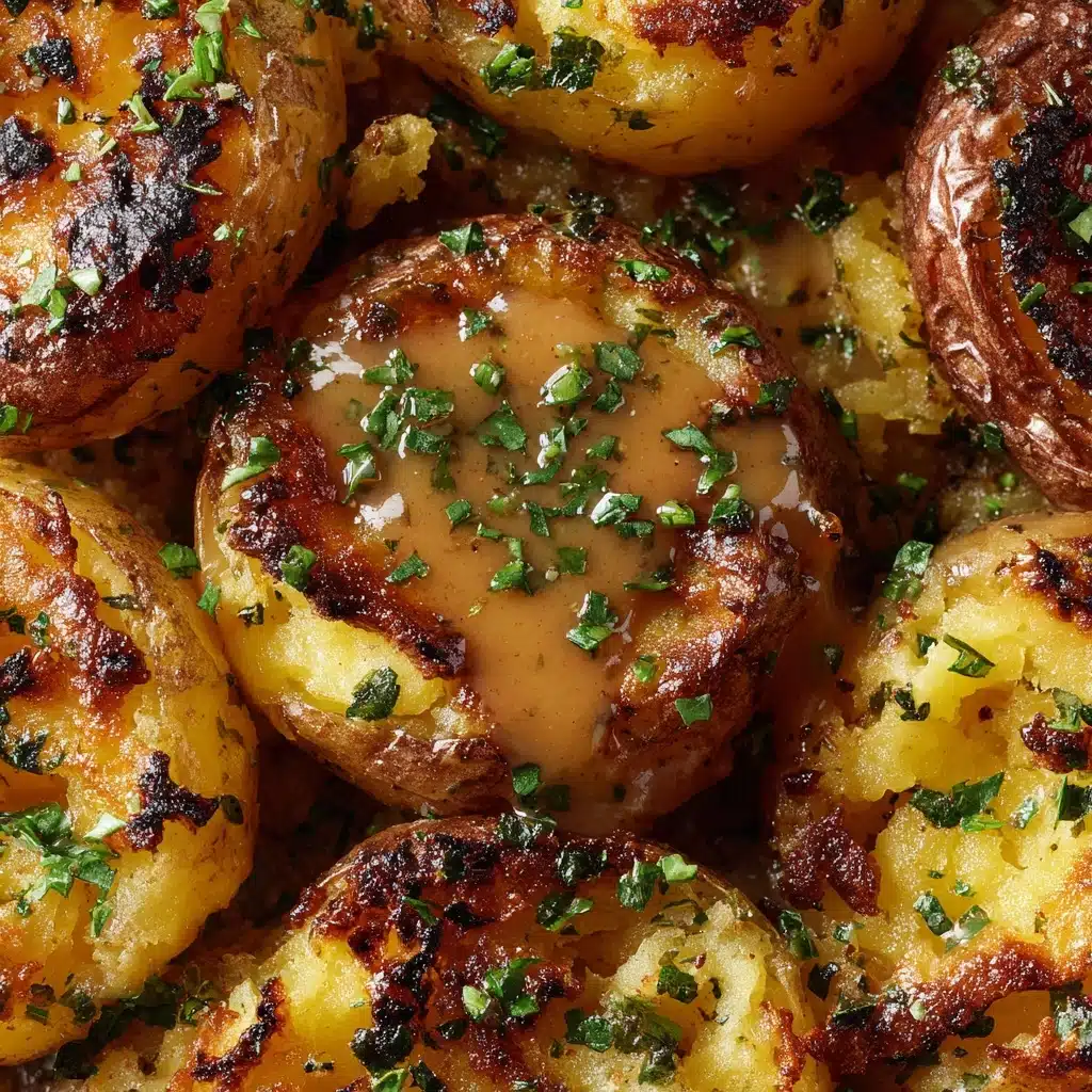 Honey Mustard Smashed Potatoes Recipe