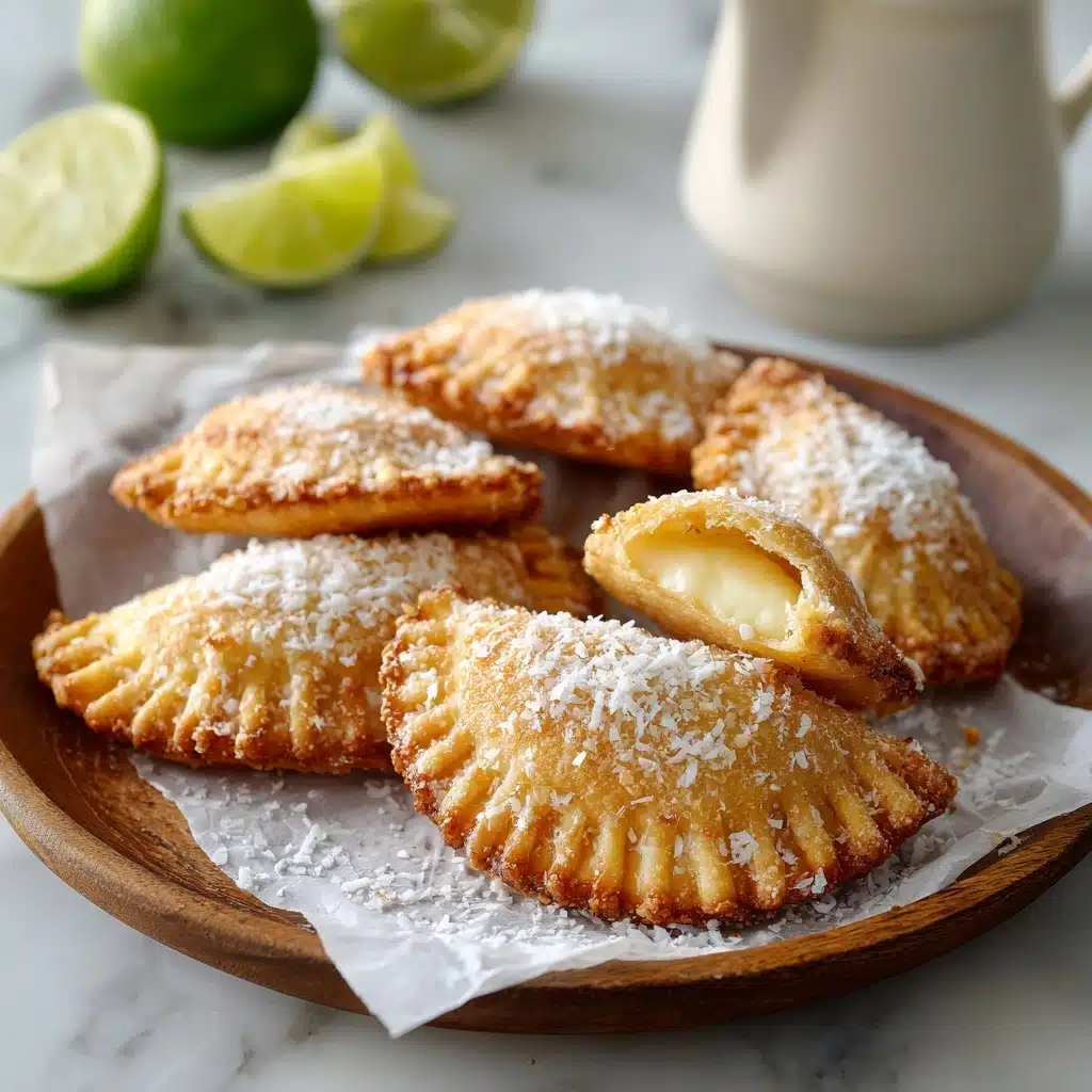Pineapple Lime Coconut Hand Pies for Tropical Treats Recipe - Recipe Image