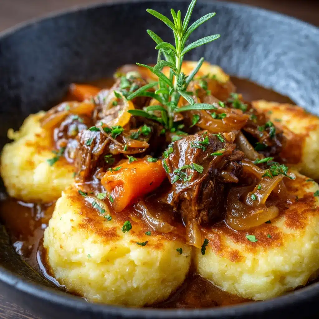 Beef Stew with Potato Topping Recipe - Recipe Image