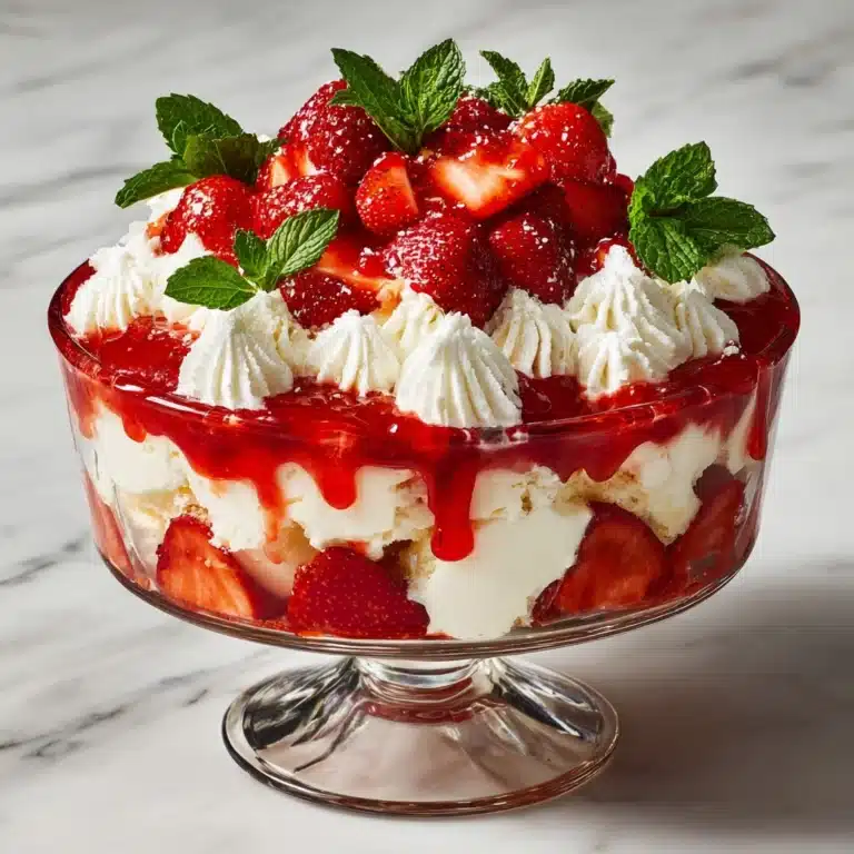 Southern Strawberry Punch Bowl Cake Recipe