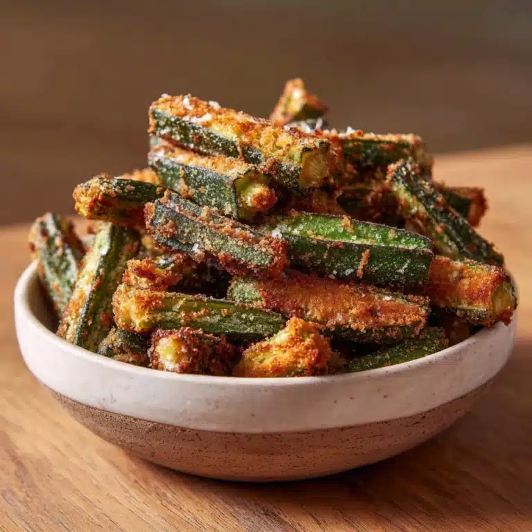 Crispy Okra Fries Recipe