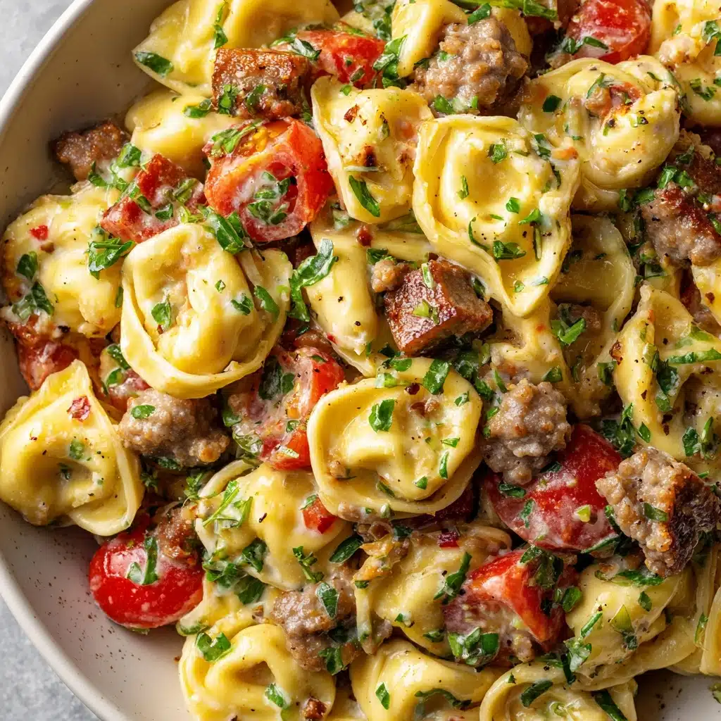 Meaty Tortellini Salad Recipe
