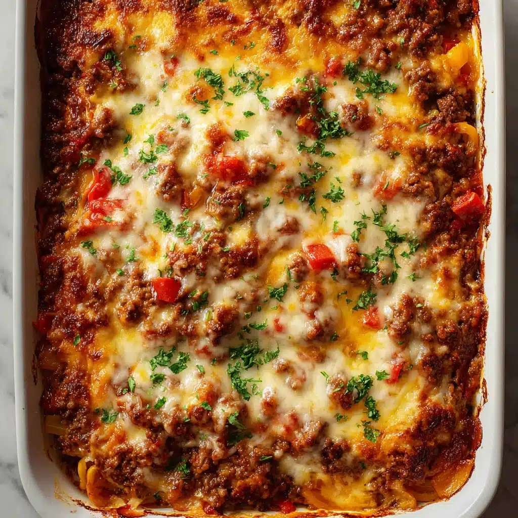 Homestyle Ground Beef Casserole Dinner Recipe