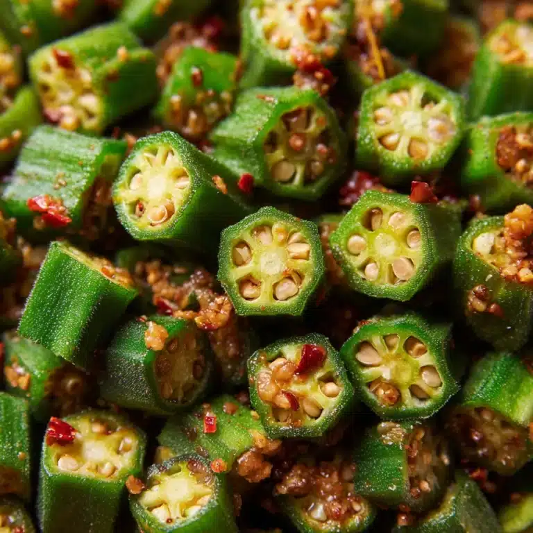 Garlic Chili Roasted Okra Adds Zing to Your Veggie Side Recipe